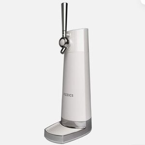Fizzics White and Silver Beer Dispenser